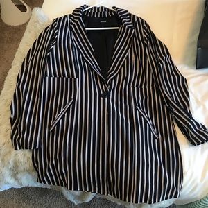 Pinstriped Blazer